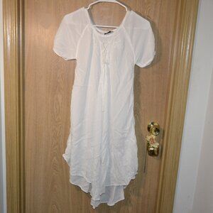 S.R. Fashion Embroidered Boho Flowy Comfy Summer Casual Cottagecore Dress